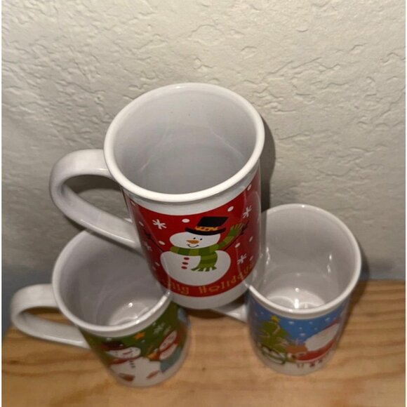 Royal Norfolk Christmas-Themed Ceramic Mugs - Picture 2 of 5